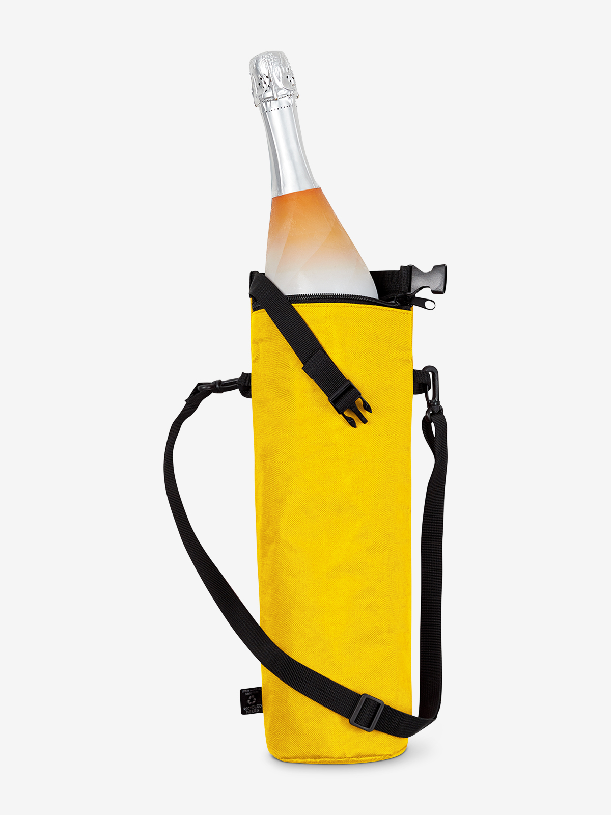 thermo bag BOTTLE yellow filled