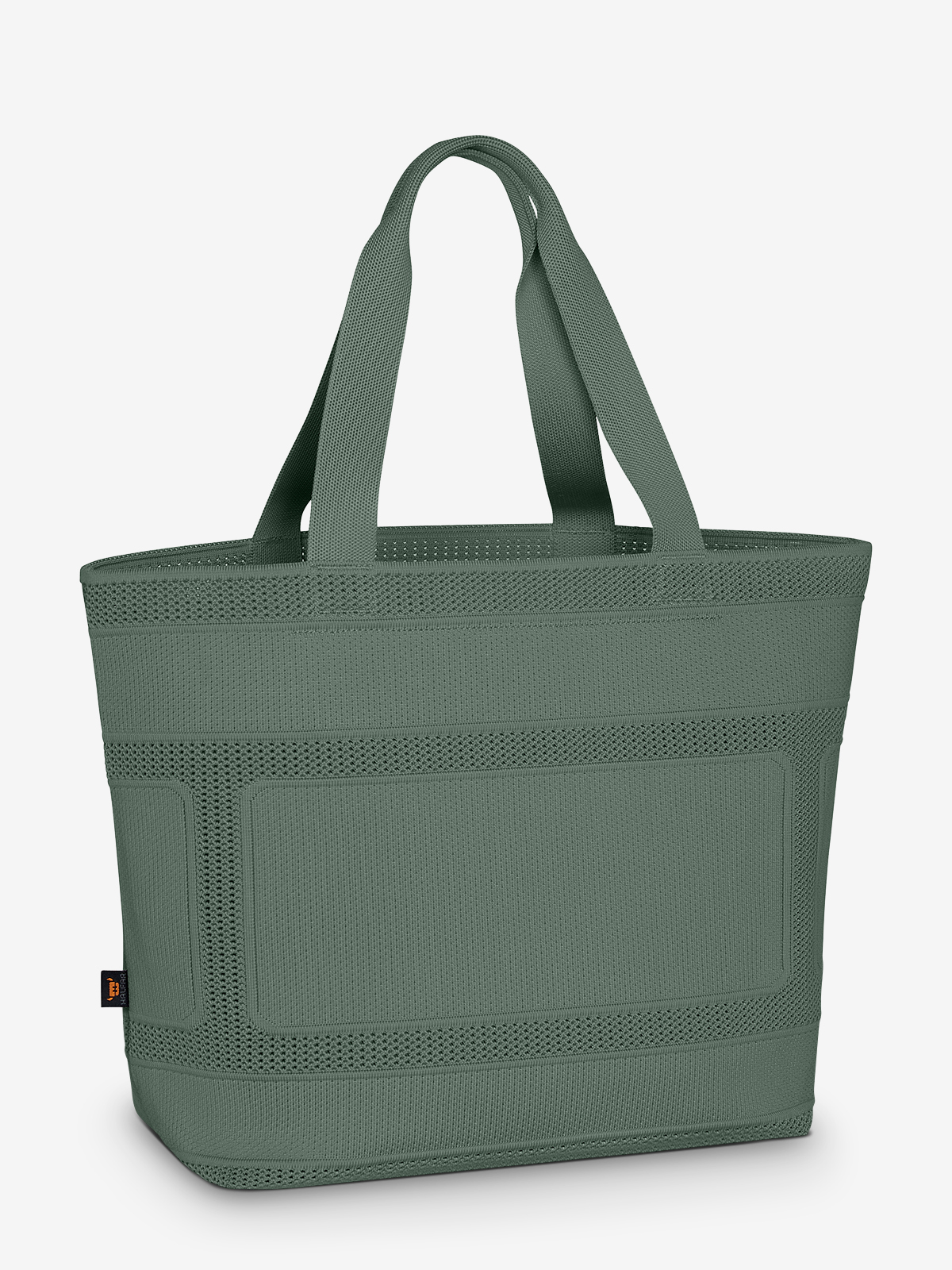 shopper MONO green-grey side