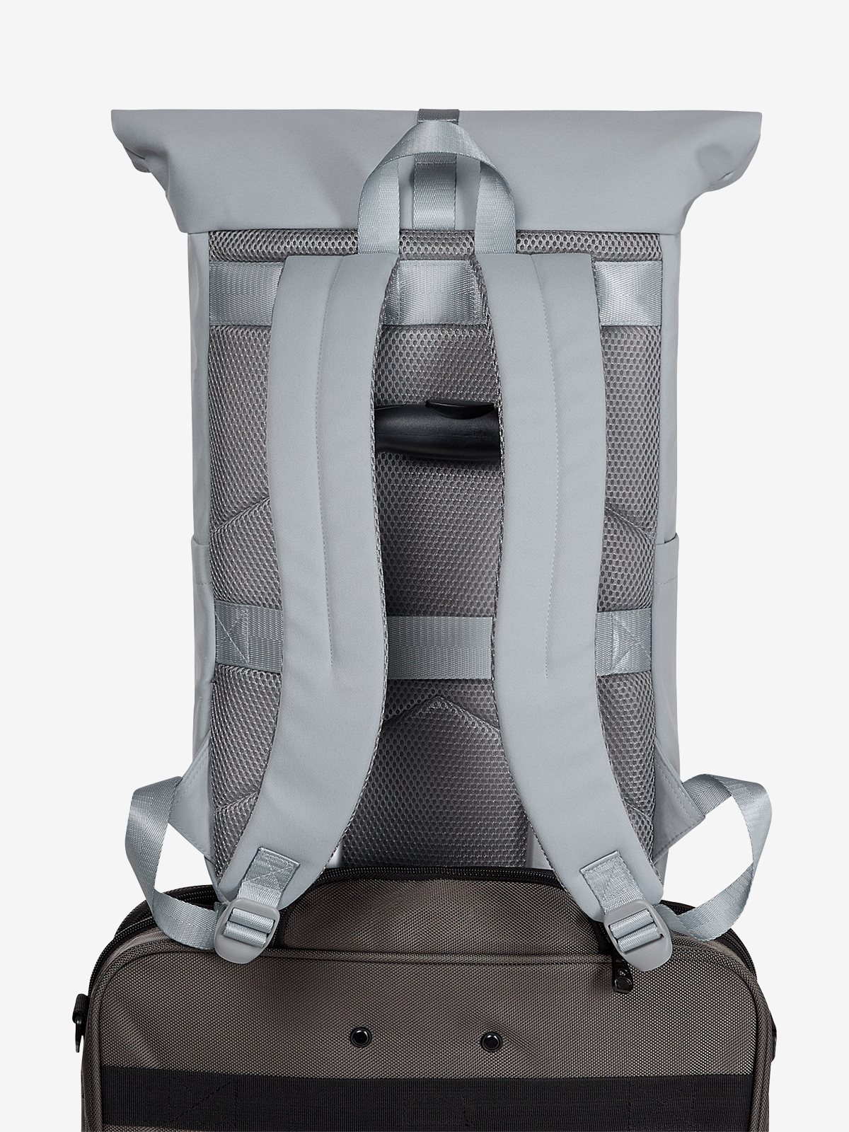 laptop backpack STAR ice-blue trolley