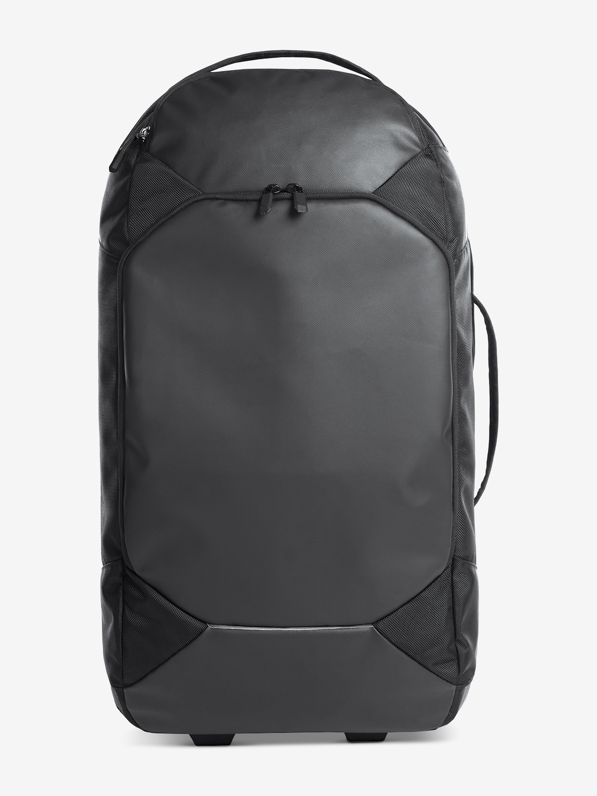 Roll-Reisetasche HASHTAG schwarz front zipper