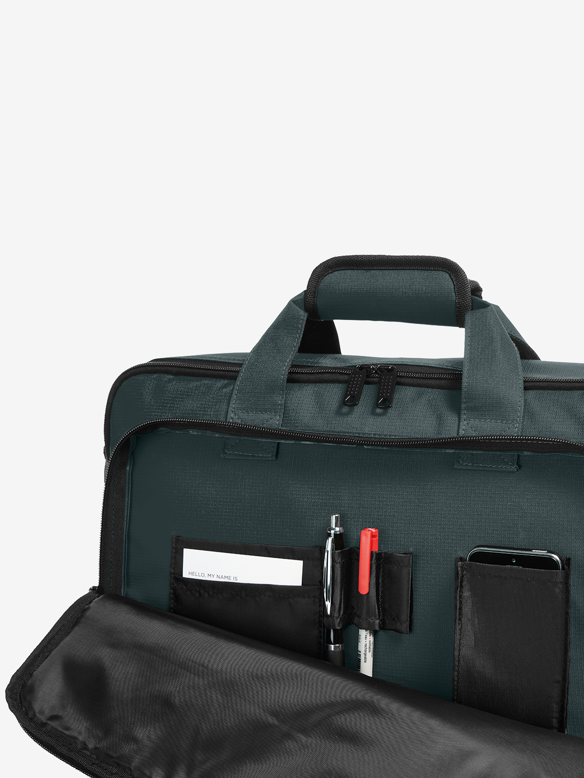 laptop backpack ECONOMY grey open