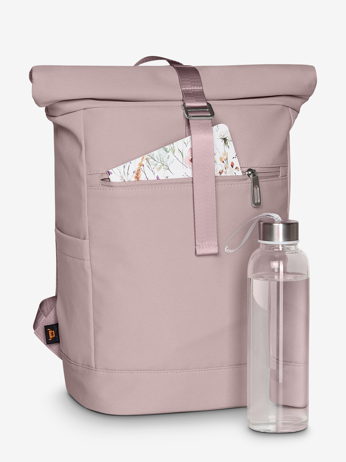 backpack STAR S dusky-pink filled