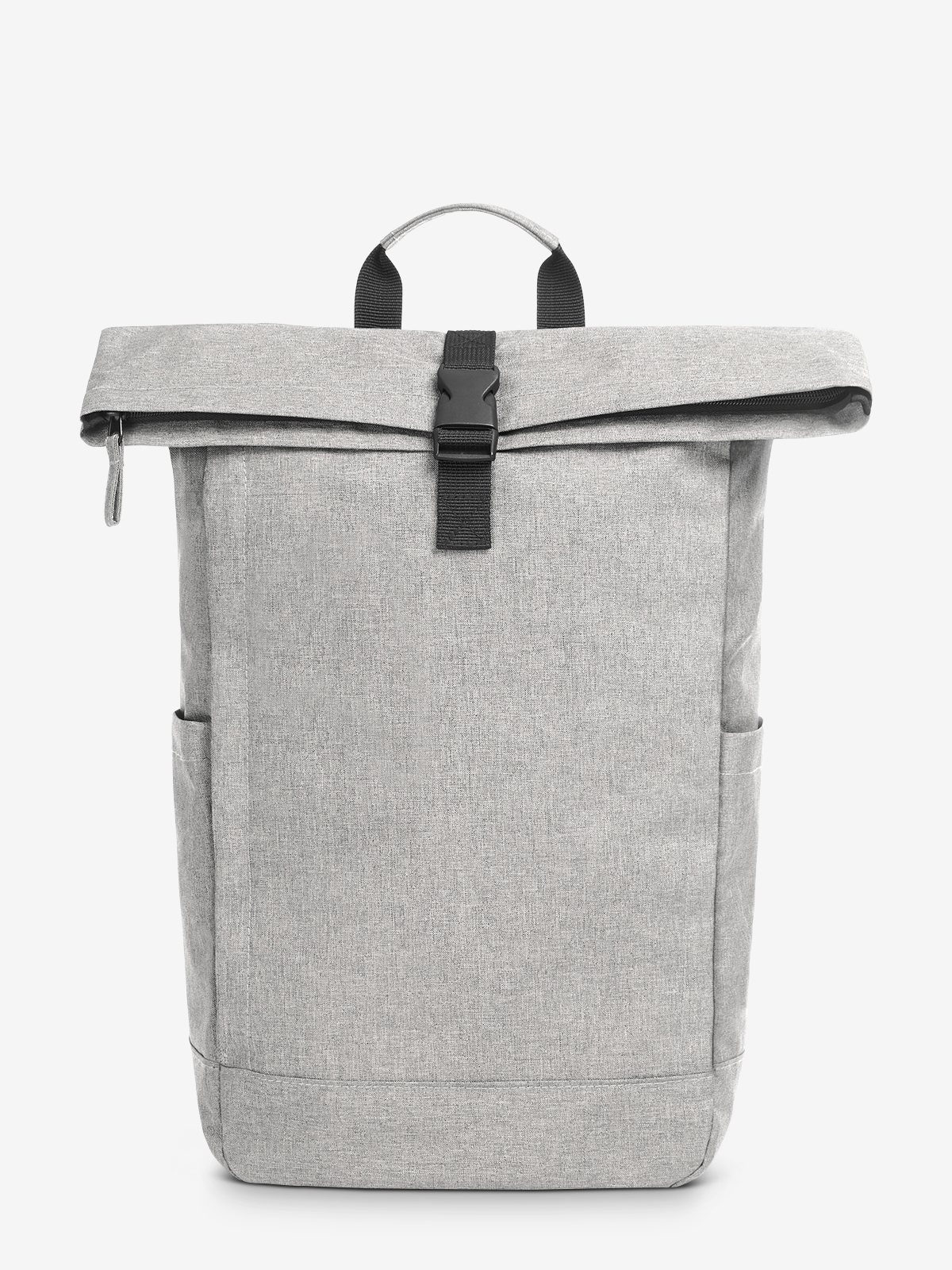 Laptop-Rucksack CIRCLE hellgrau-meliert front