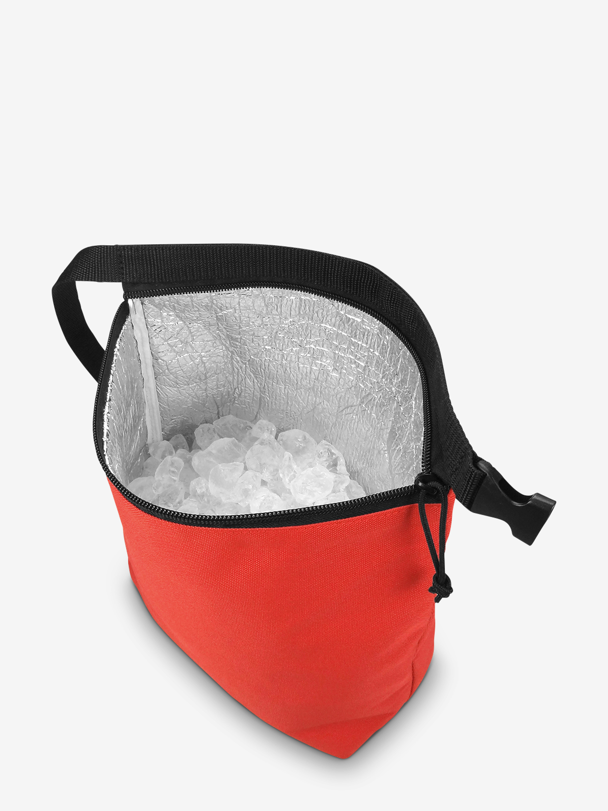 Thermobag FLOW rot gefuellt eis