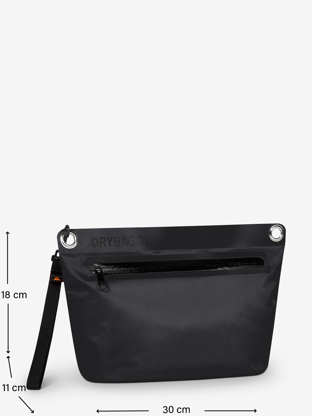 Abmessungen Reißverschluss-Tasche DRYBAG