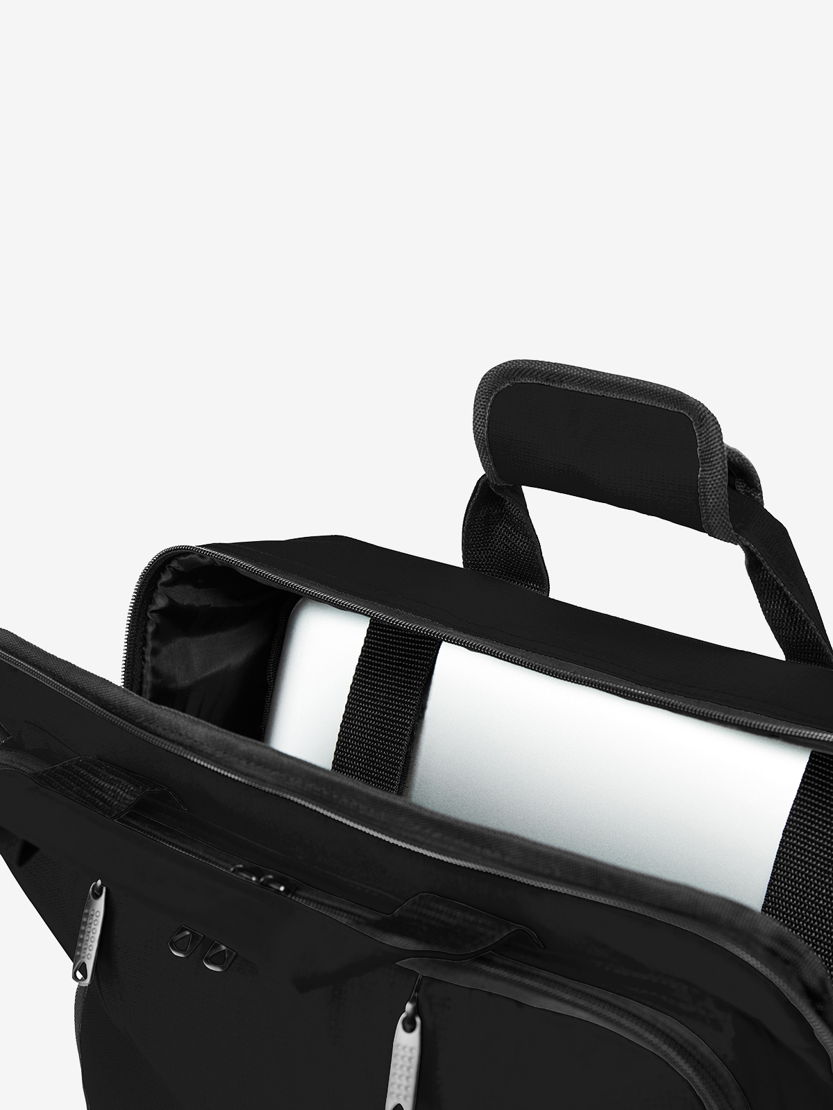 Laptop-Rucksack ECONOMY schwarz detail