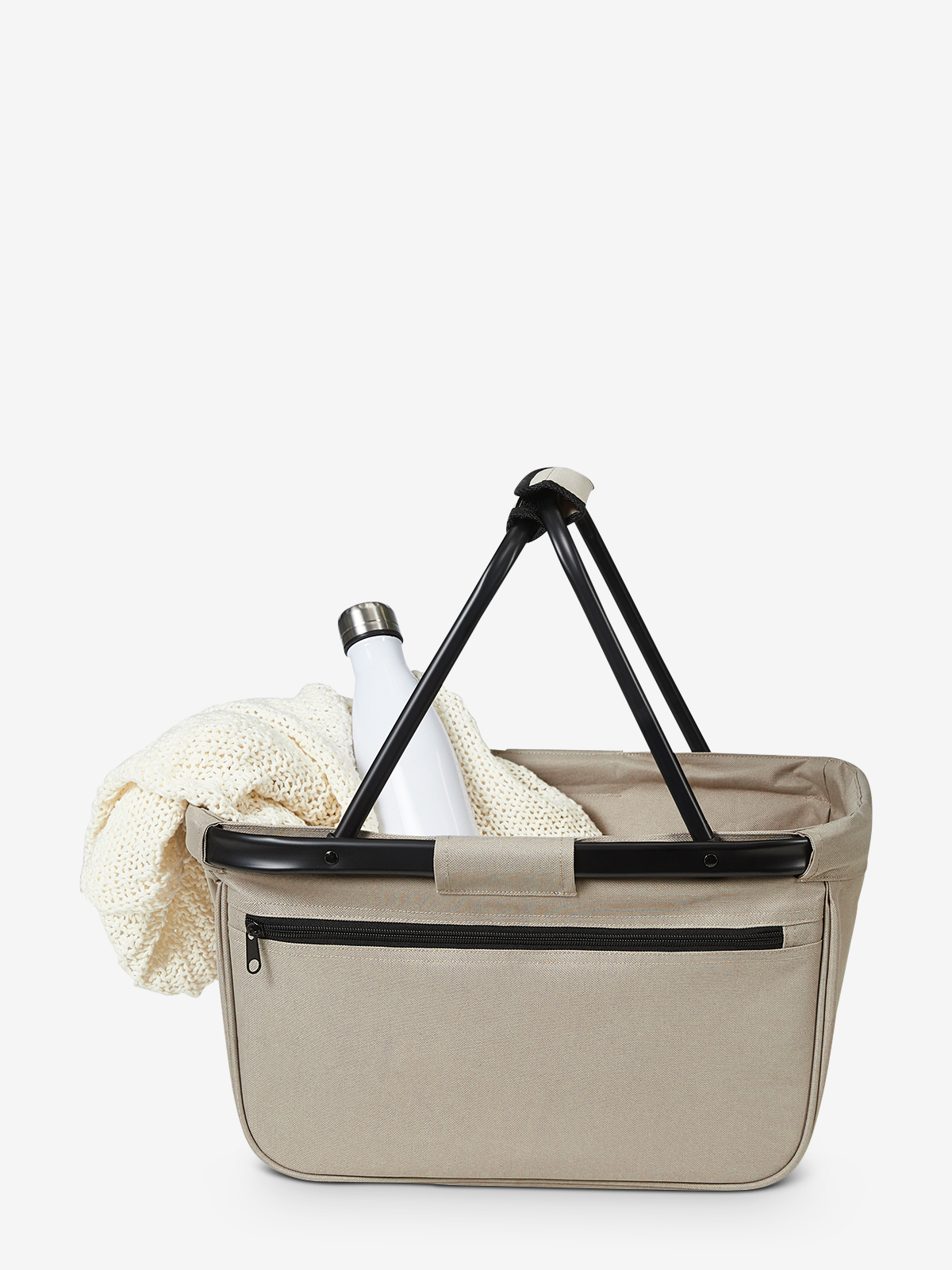 Shopper BLACKBASKET beige gefuellt