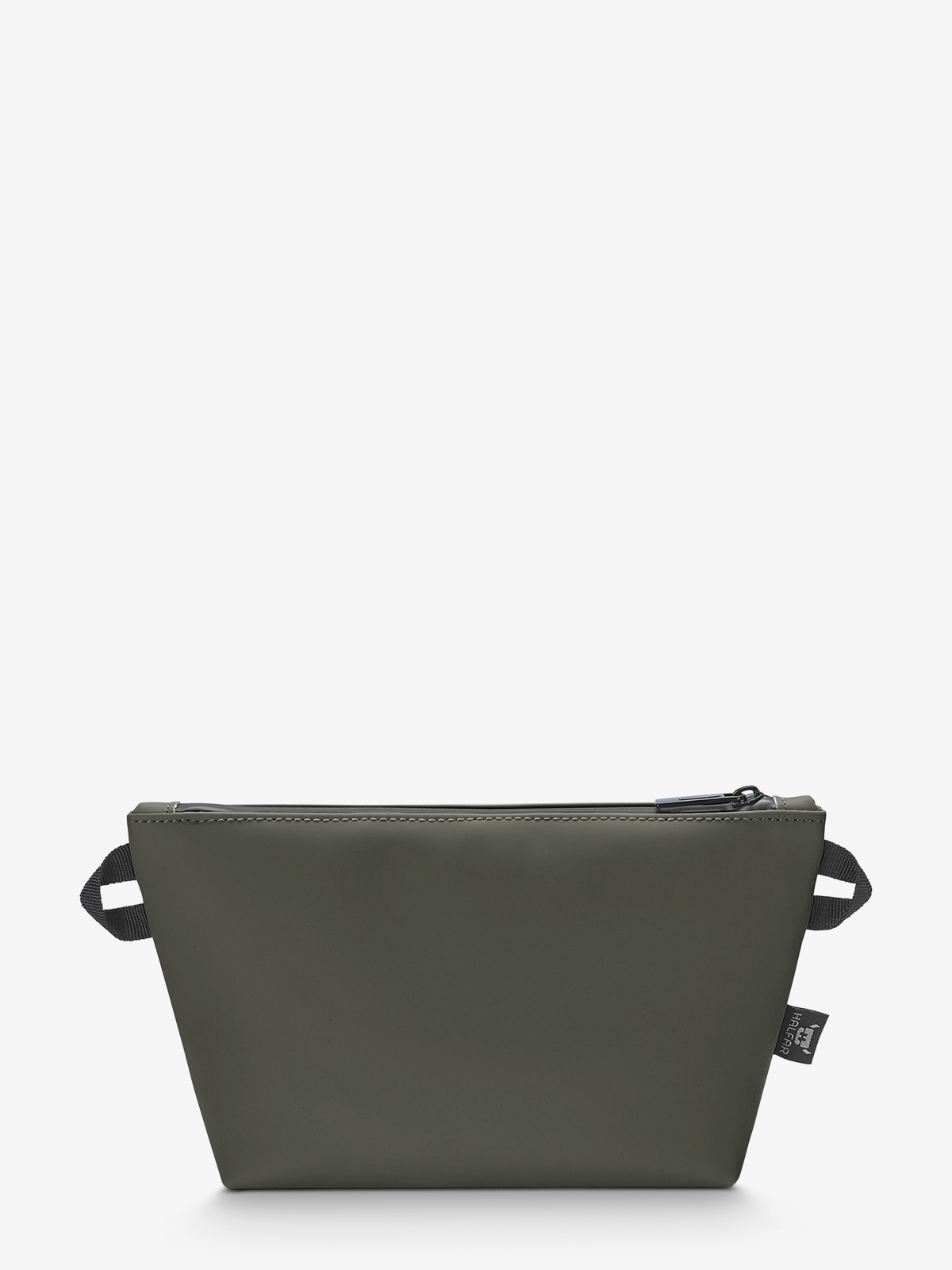 Reissverschluss-Tasche PURE oliv ruecken
