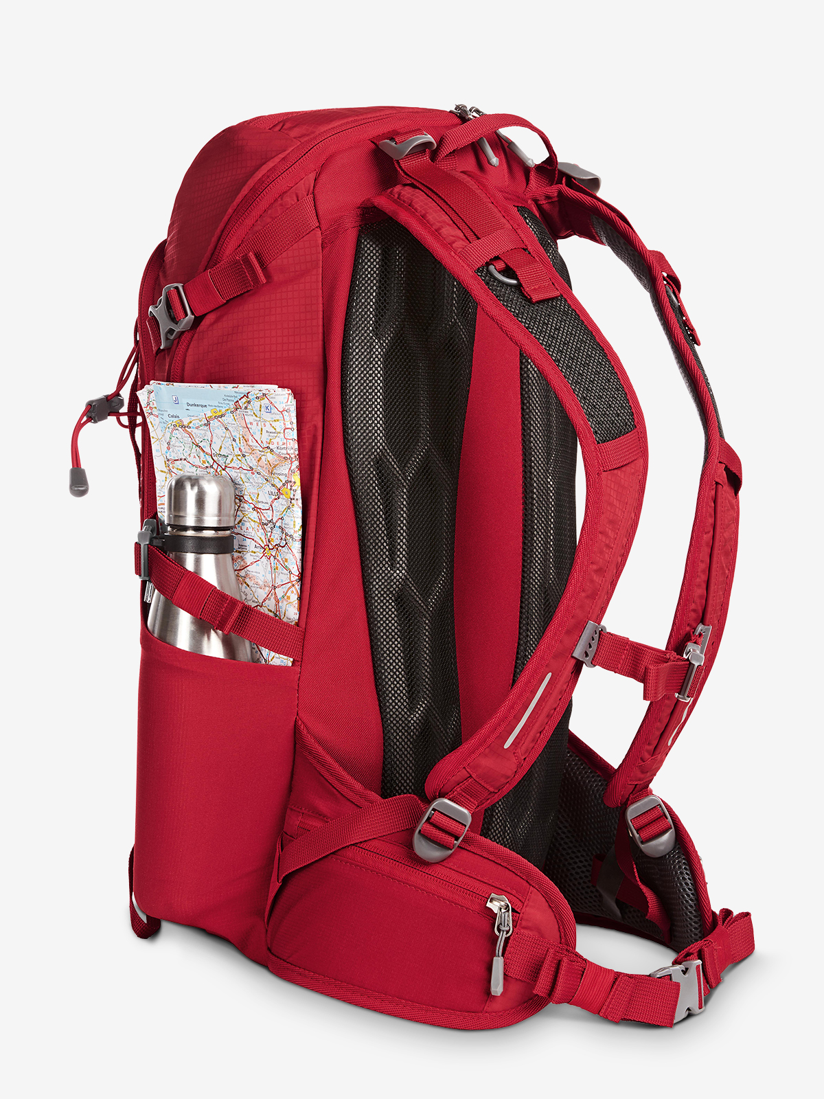 backpack OUTDOOR red side