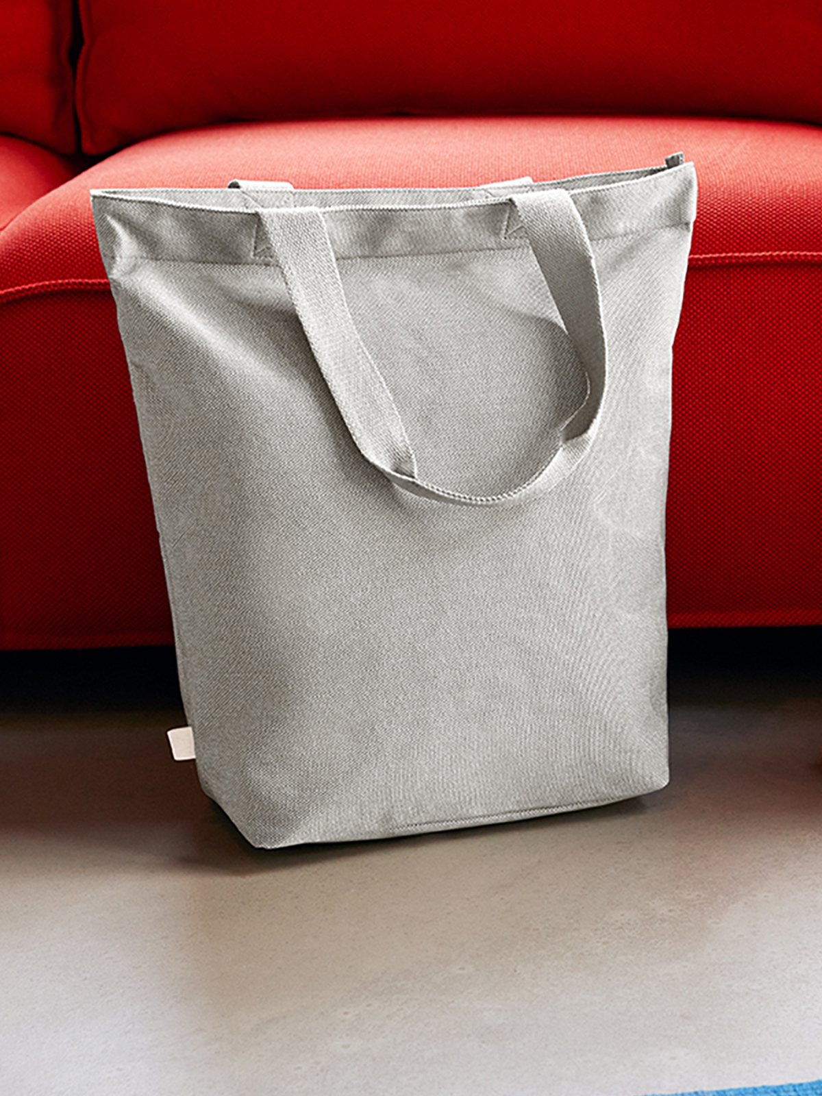 Shopper LOOM natur mit Model