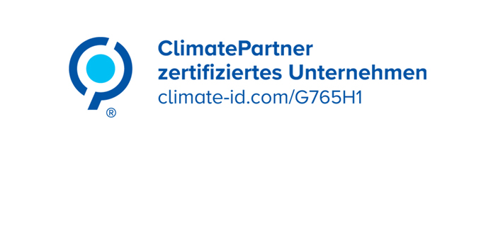 ClimatePartner Logo mit Halfar Partner ID