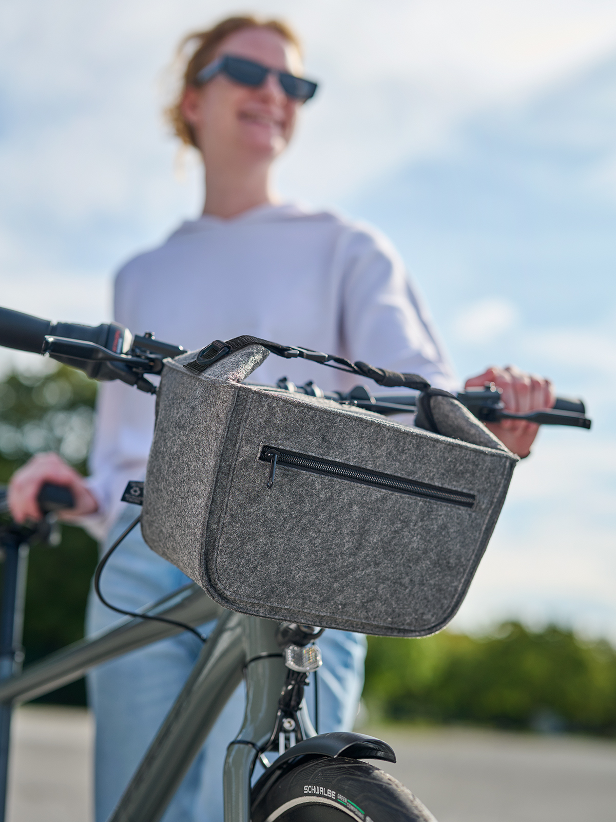 Filzlunchbag SOFTBASKET mit Model
