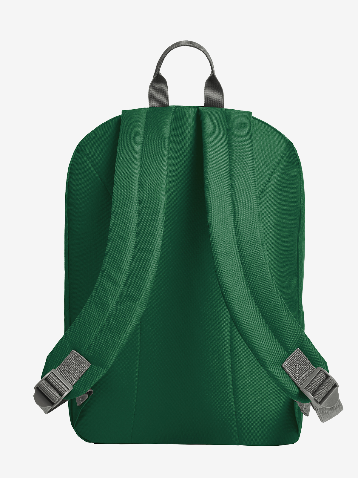 Rucksack SOLUTION gruen ruecken