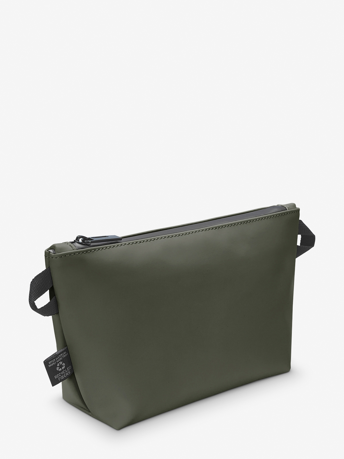 Reissverschluss-Tasche PURE oliv seite