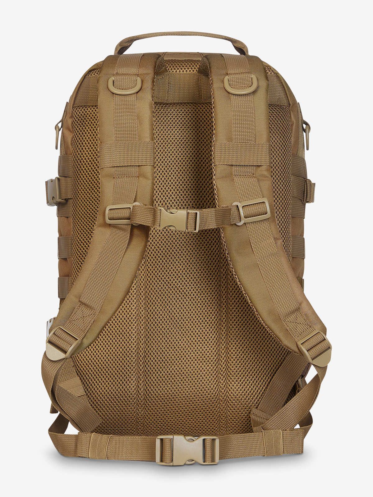 notebook backpack MOLLE coyote-brown back