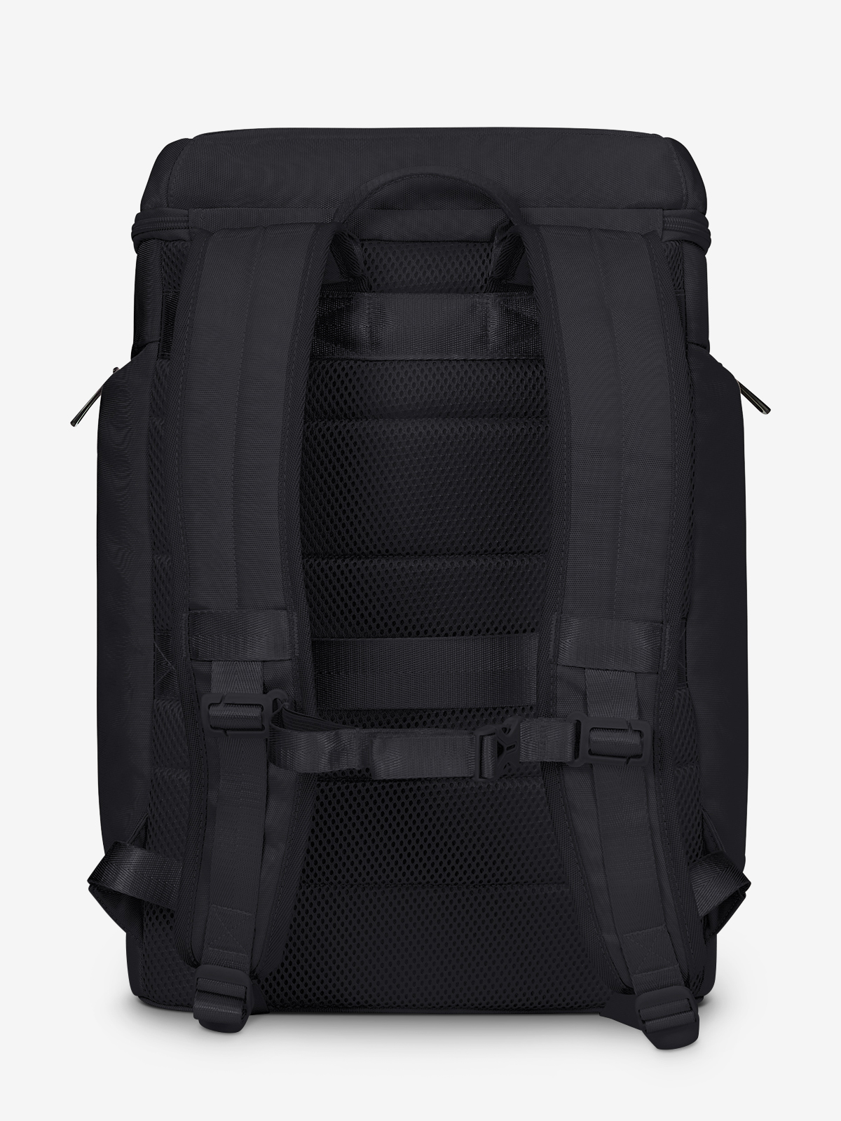 notebook backpack SOLID black back