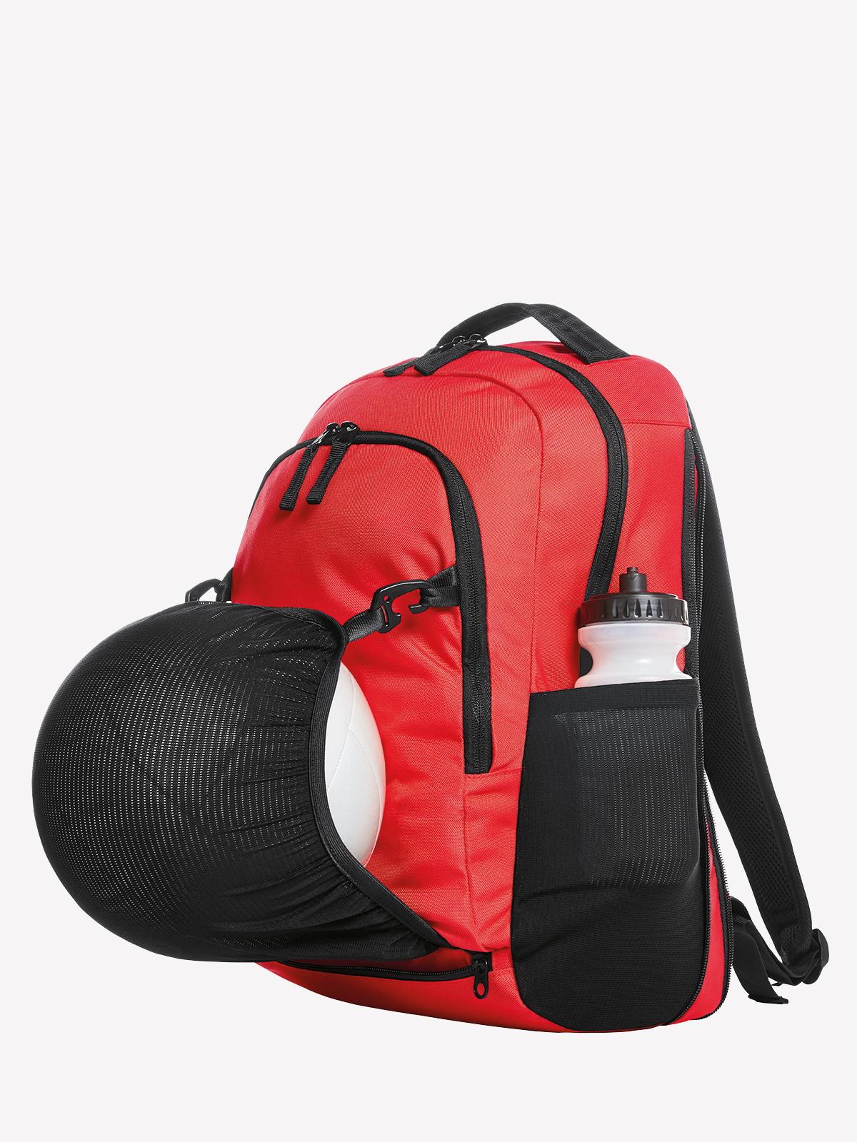 backpack TEAM red with football