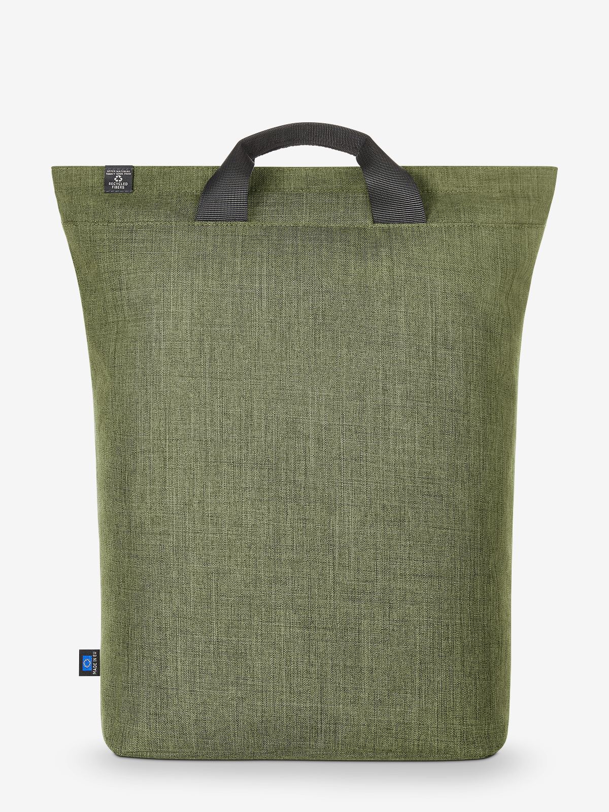 Laptop-Rucksack EUROPE gruen-meliert front