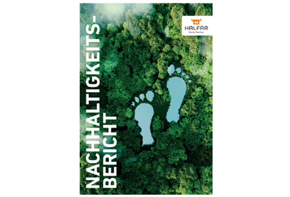 Titelseite des Halfar Nachhaltigkeitsreports 2020/2021