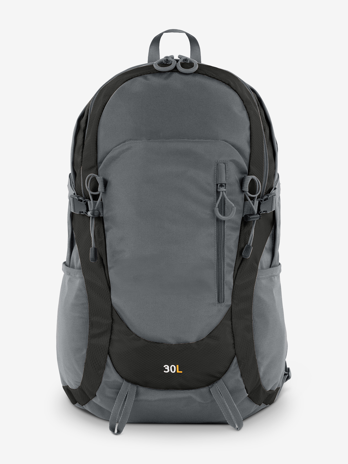 Rucksack TRAIL schwarz front