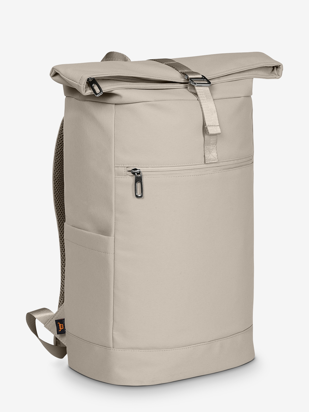 Laptop-Rucksack STAR beige seite