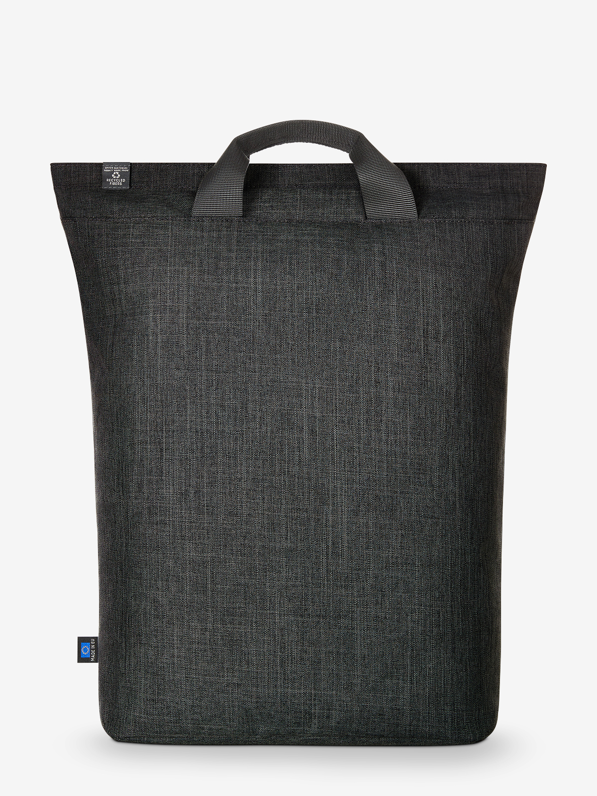 Laptop-Rucksack EUROPE schwarz-meliert front