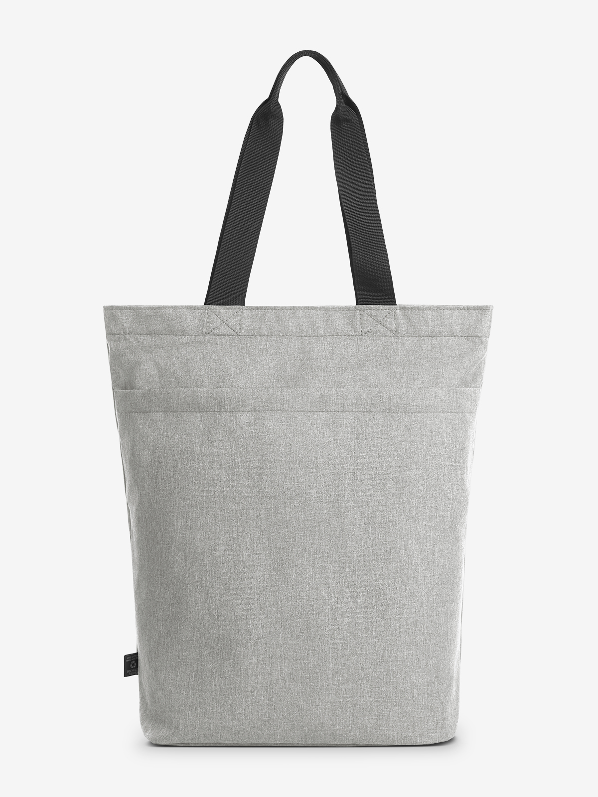 Shopper CIRCLE hellgrau-meliert front