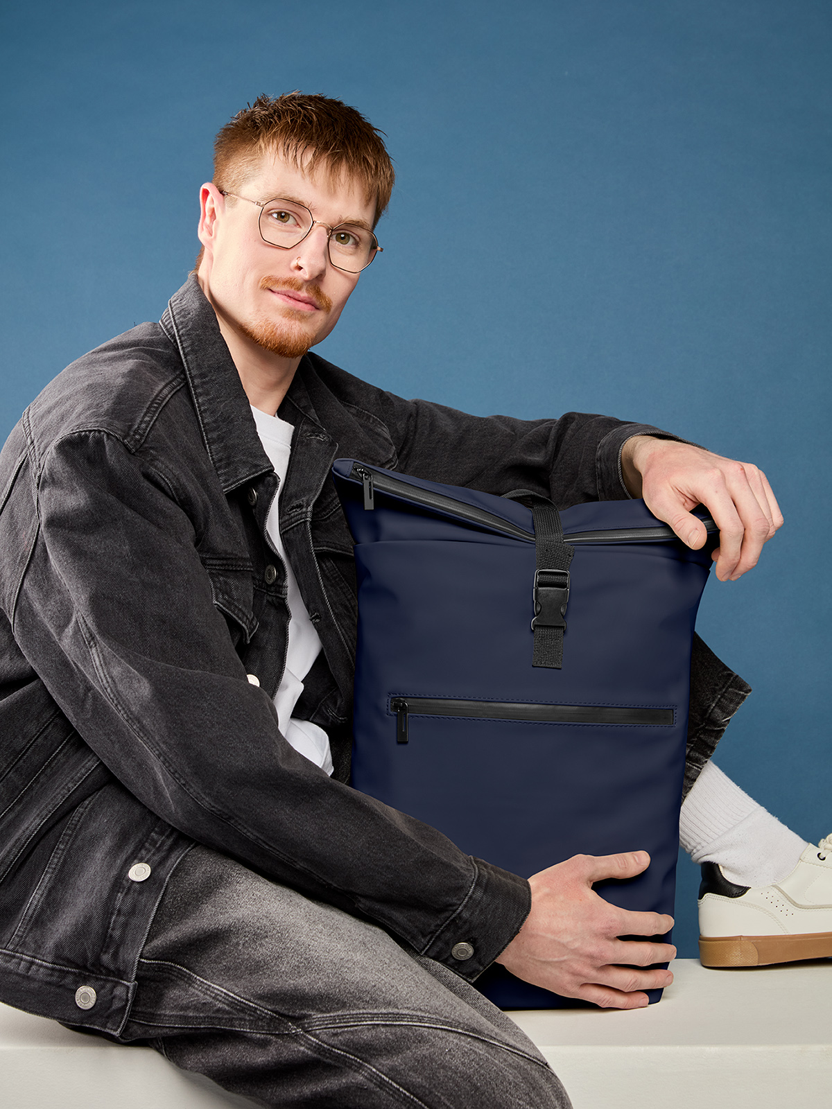 Laptop-Rucksack PURE marine mit Model