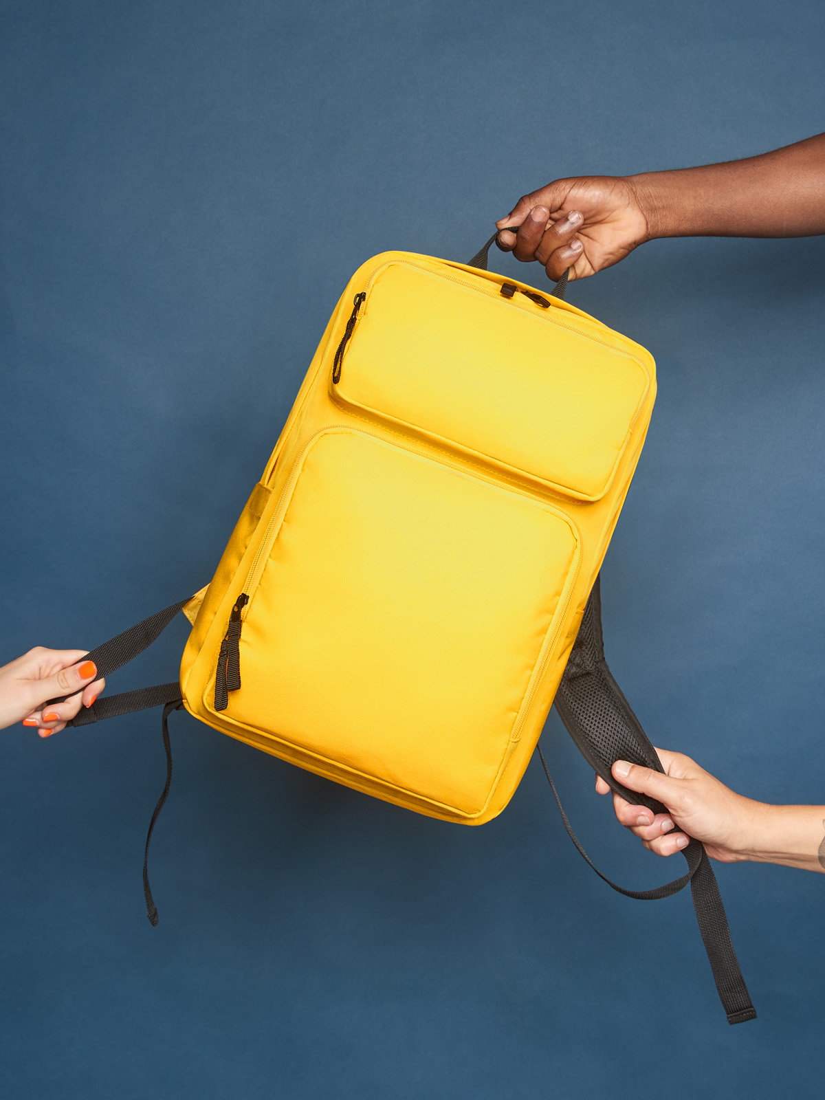 Notebook-Rucksack FELLOW rot haende