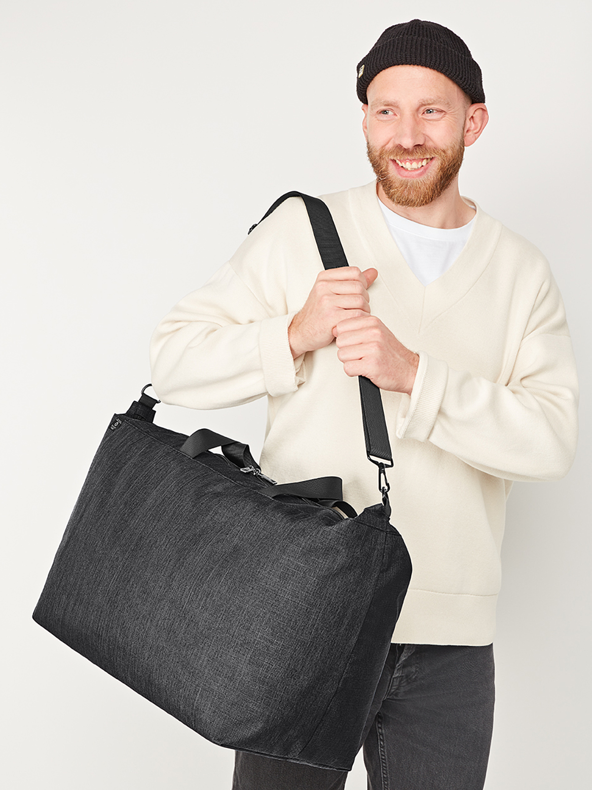 Sport-/Reisetasche EUROPE grau-meliert mit Model
