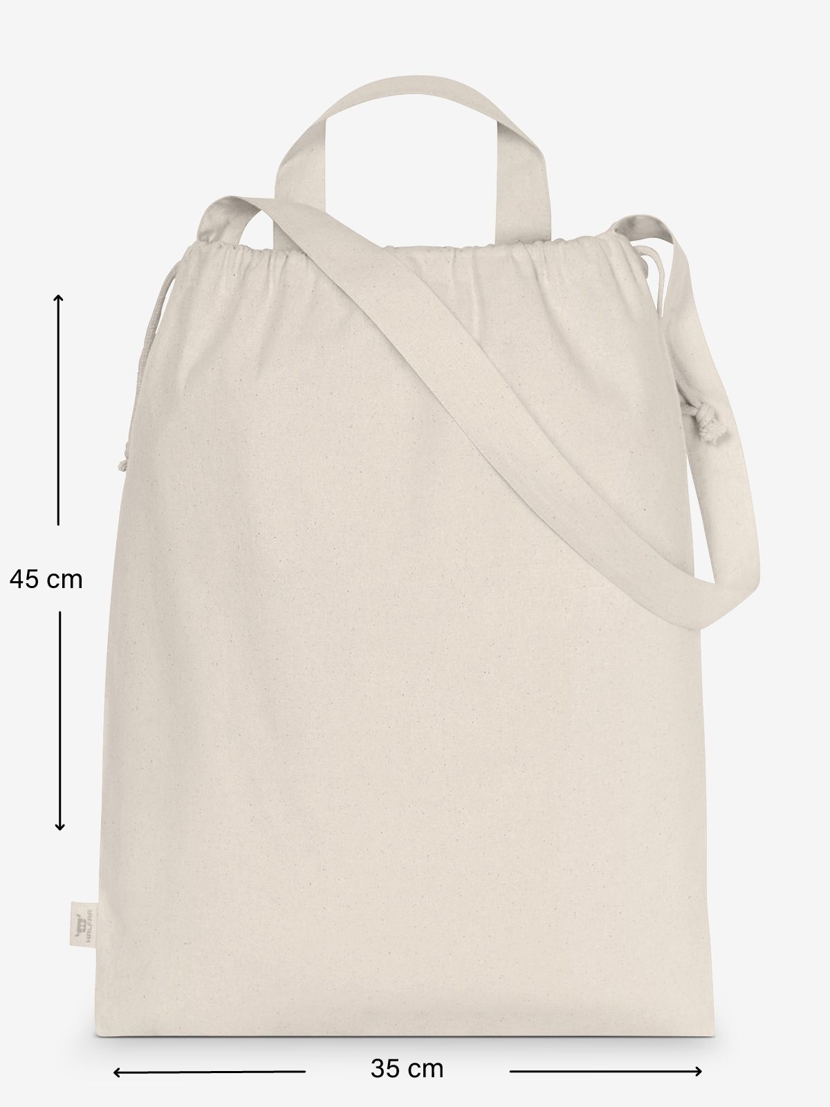Abmessungen Baumwolltasche ORGANIC