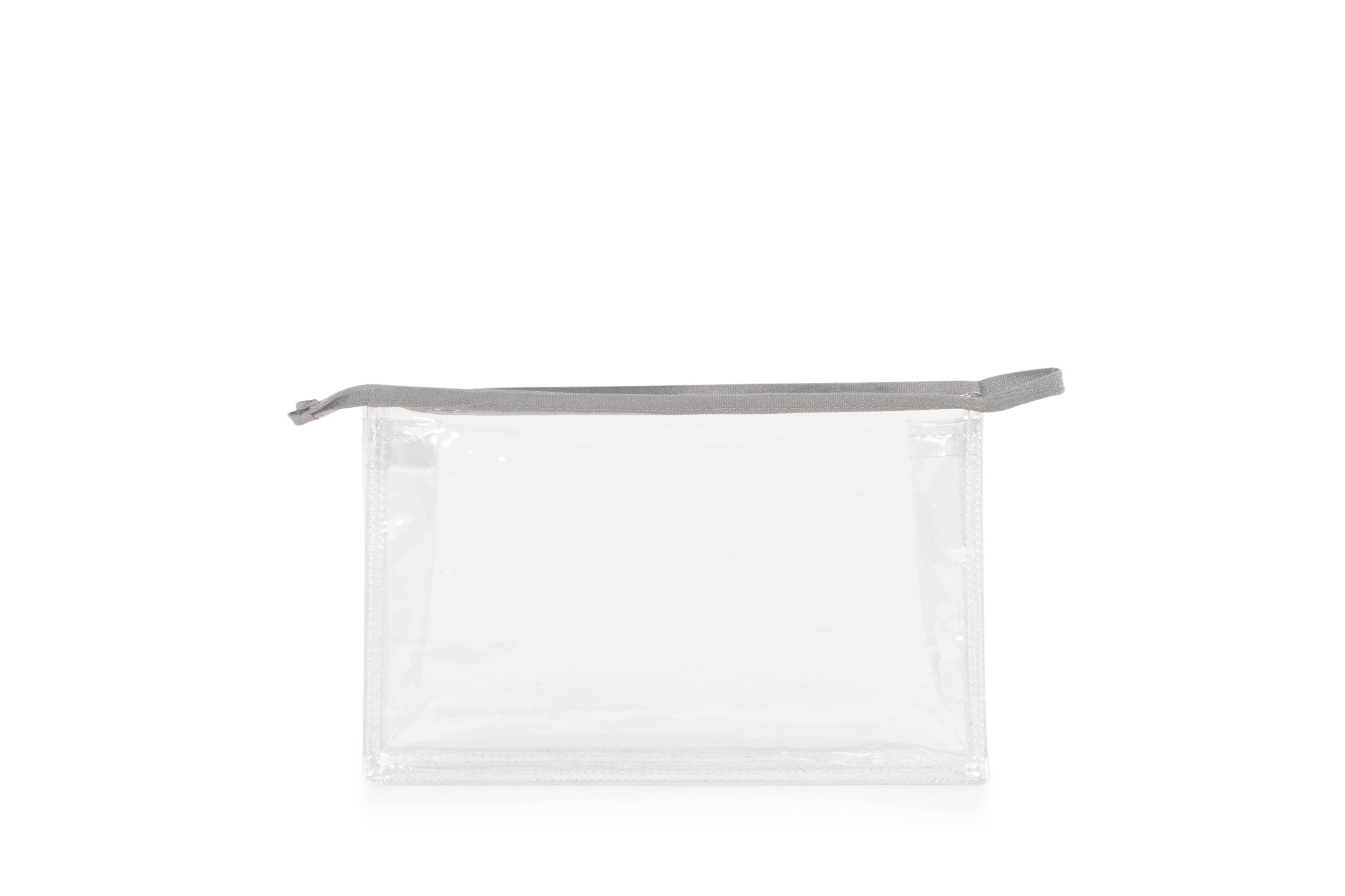 Reissverschluss-Tasche UNIVERSAL transparent front