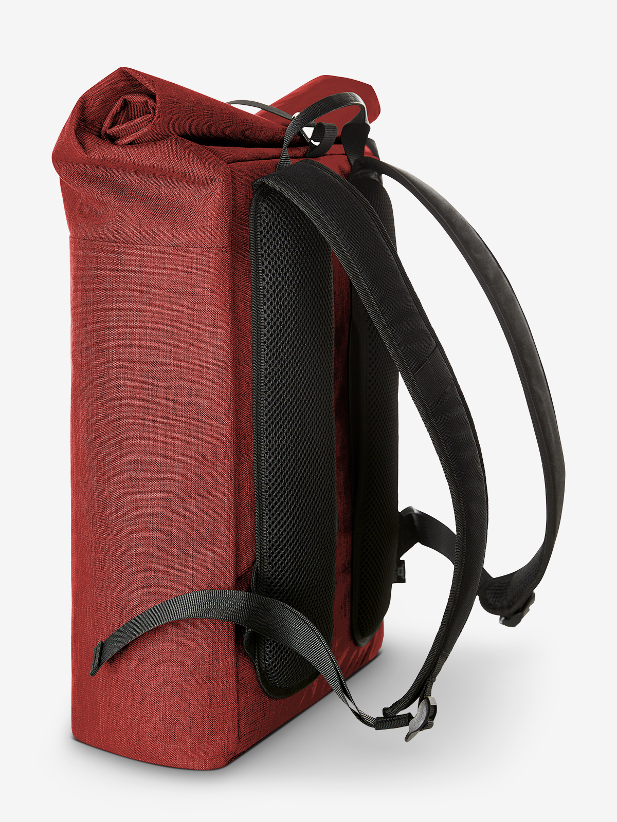 Notebook-Rollrucksack EUROPE rot-meliert seite