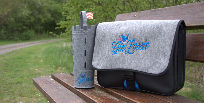 Gin-Lossie-Tasche wird in einem stimmungsvollen Fotoshooting in Szene gesetzt.