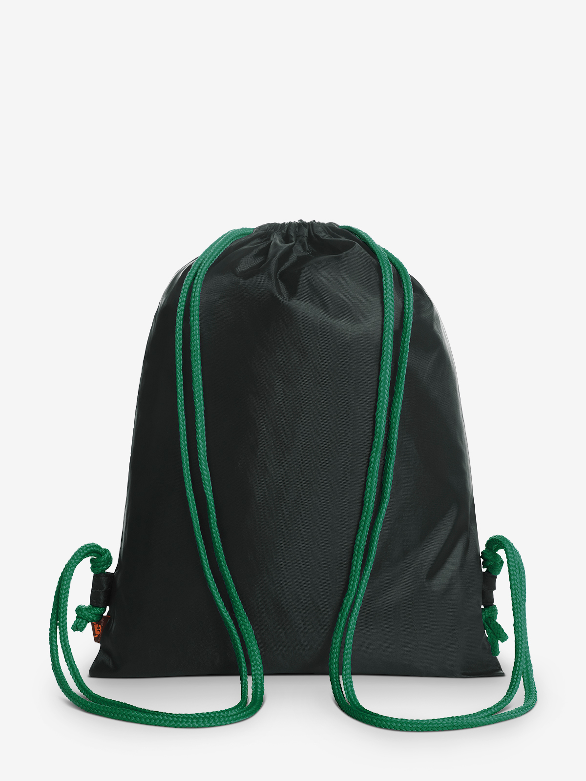 drawstring bag FLASH green back