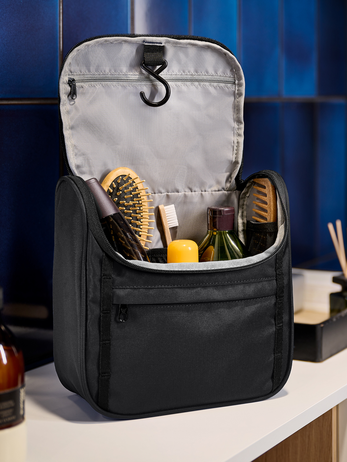 Kulturtasche FLEX schwarz Mood