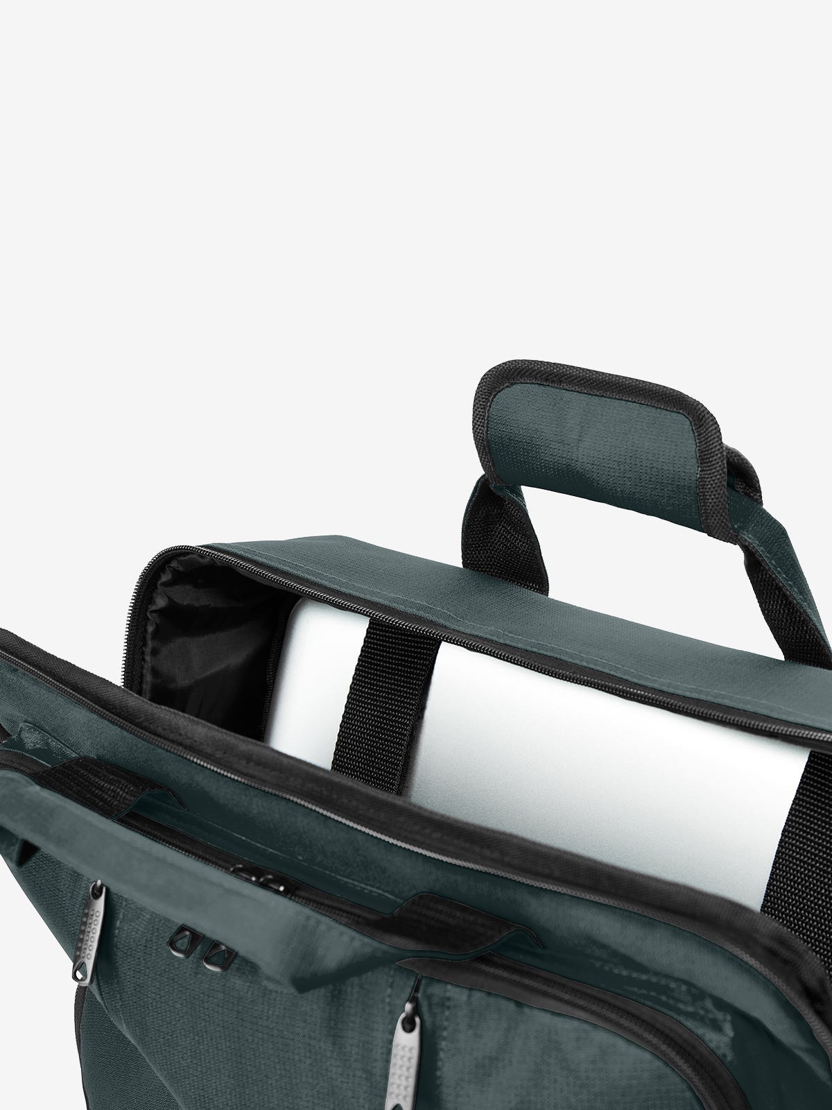 laptop backpack ECONOMY grey detail
