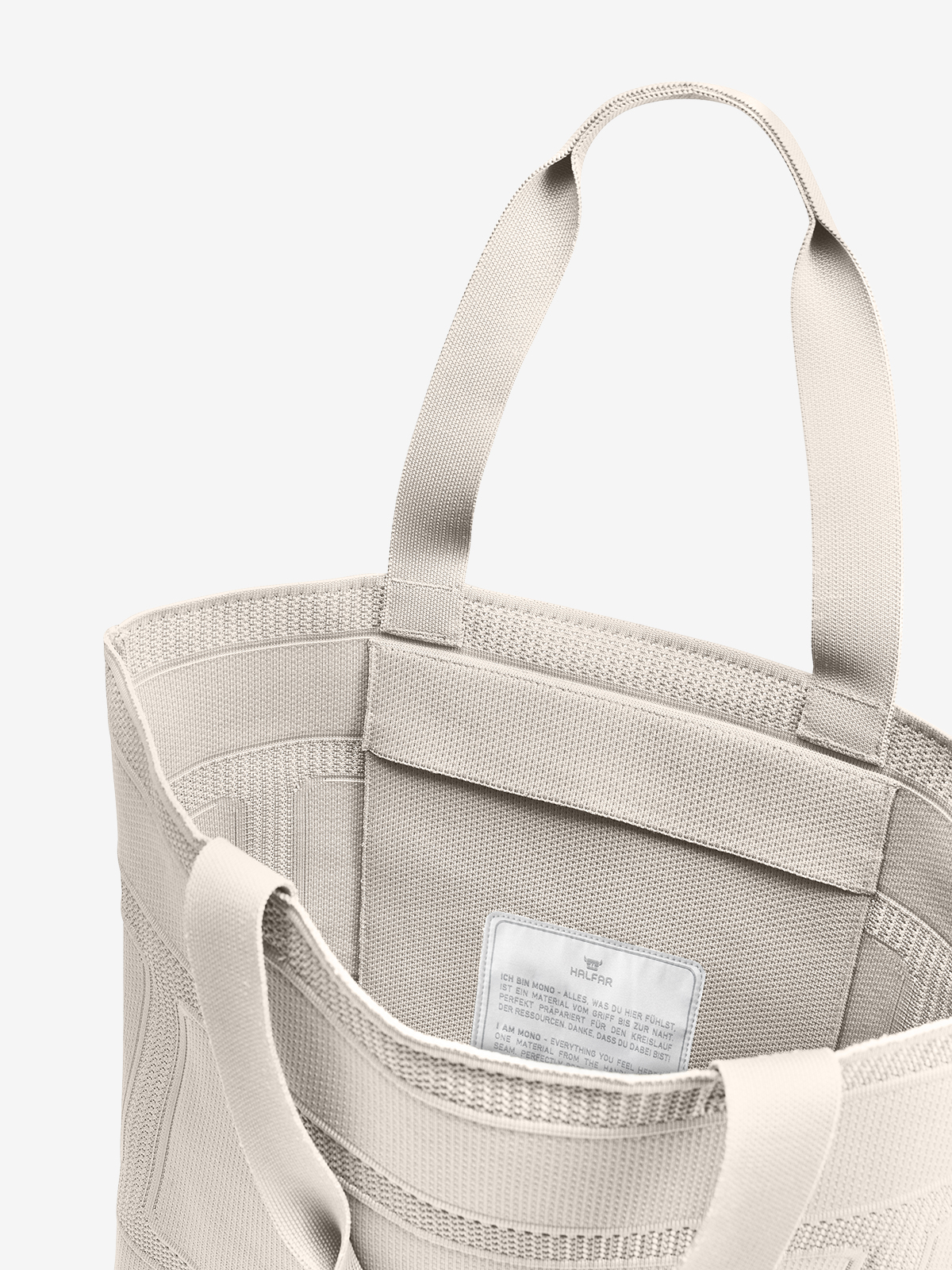 shopper MONO off-white inside