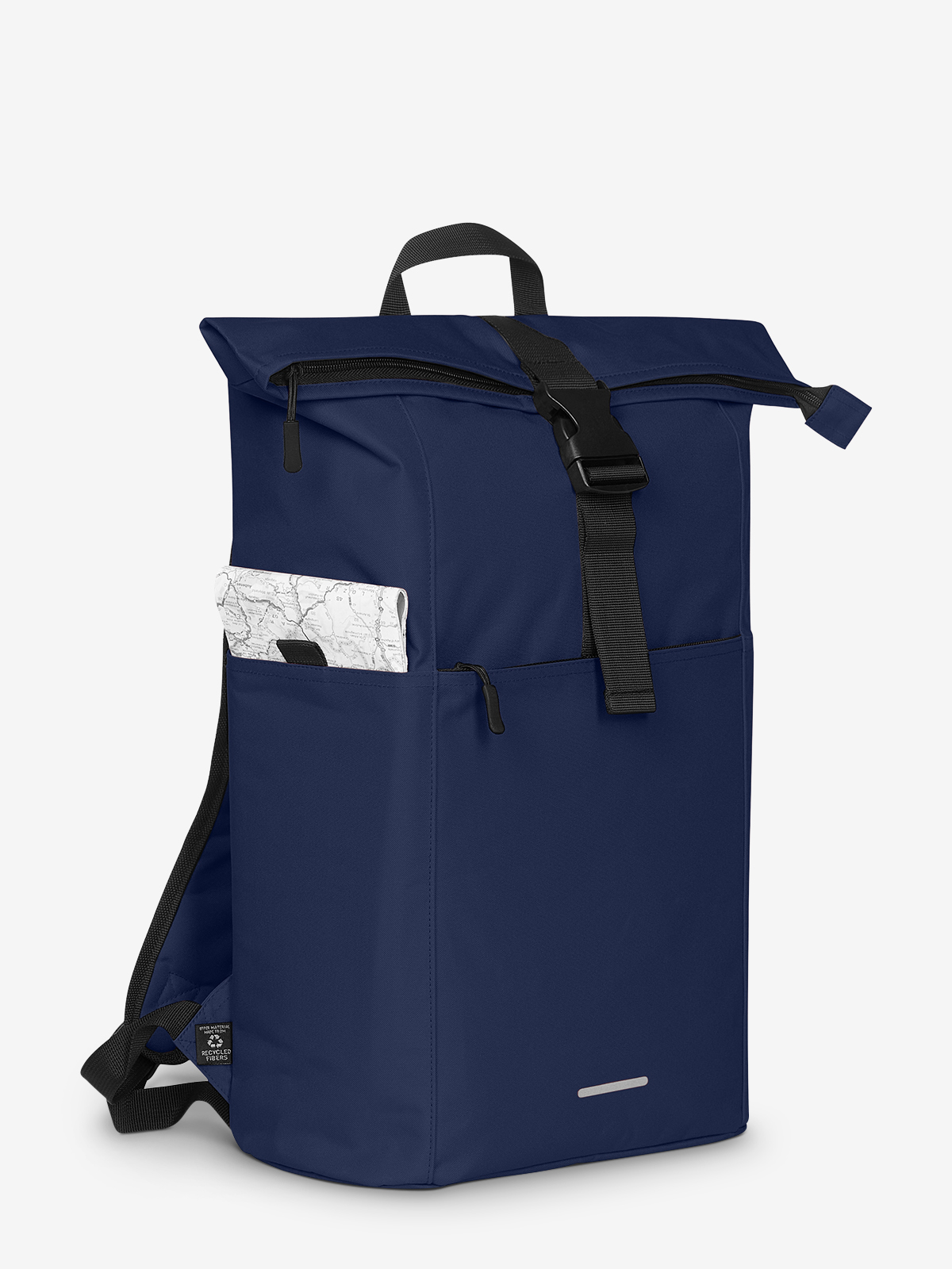 Rucksack BASIC marine seite