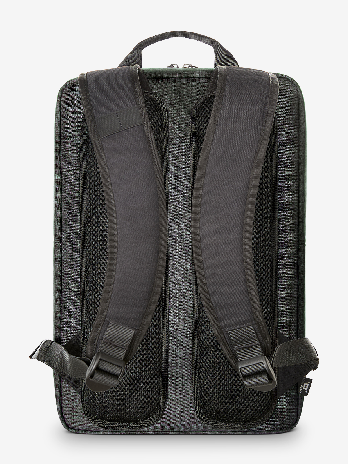 Notebook-Rucksack EUROPE grau-meliert ruecken