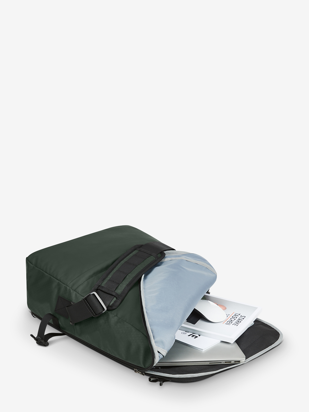 Notebook-Tasche ACTIVE dunkelgruen gefuellt