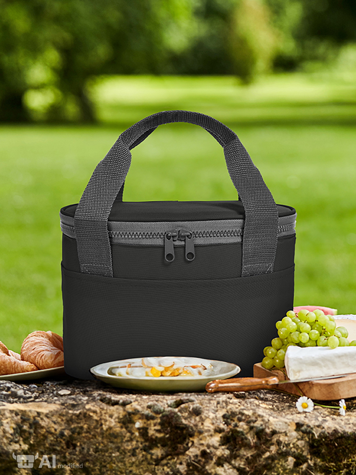 1814015 - lunchbag SOFTBASKET black mood