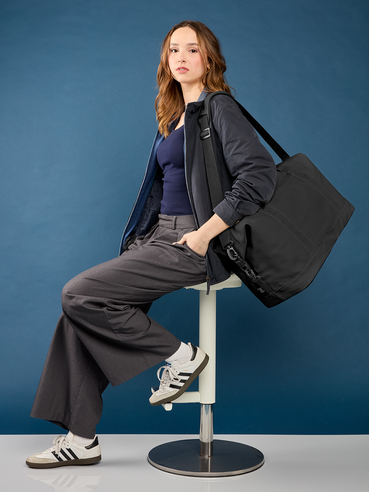 Sport-/Reisetasche PURE schwarz mit Model