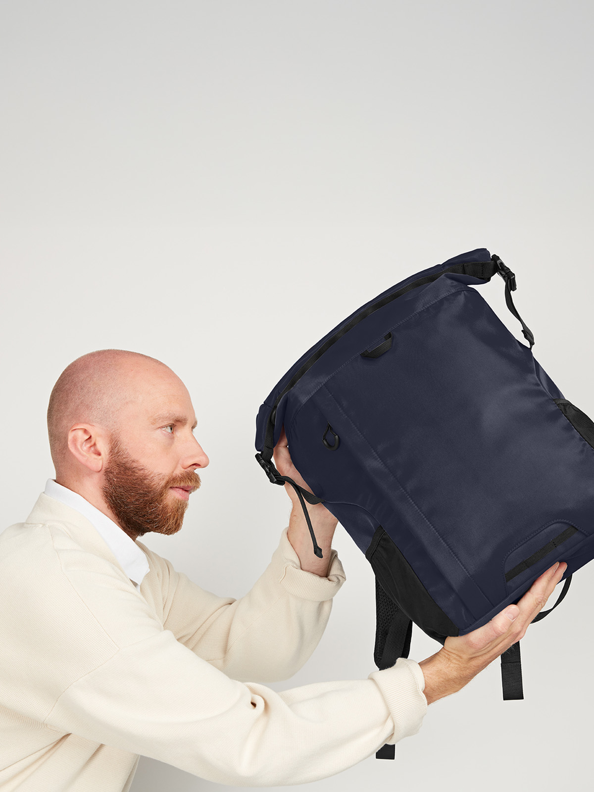 Rucksack MELLOW marine mit Model