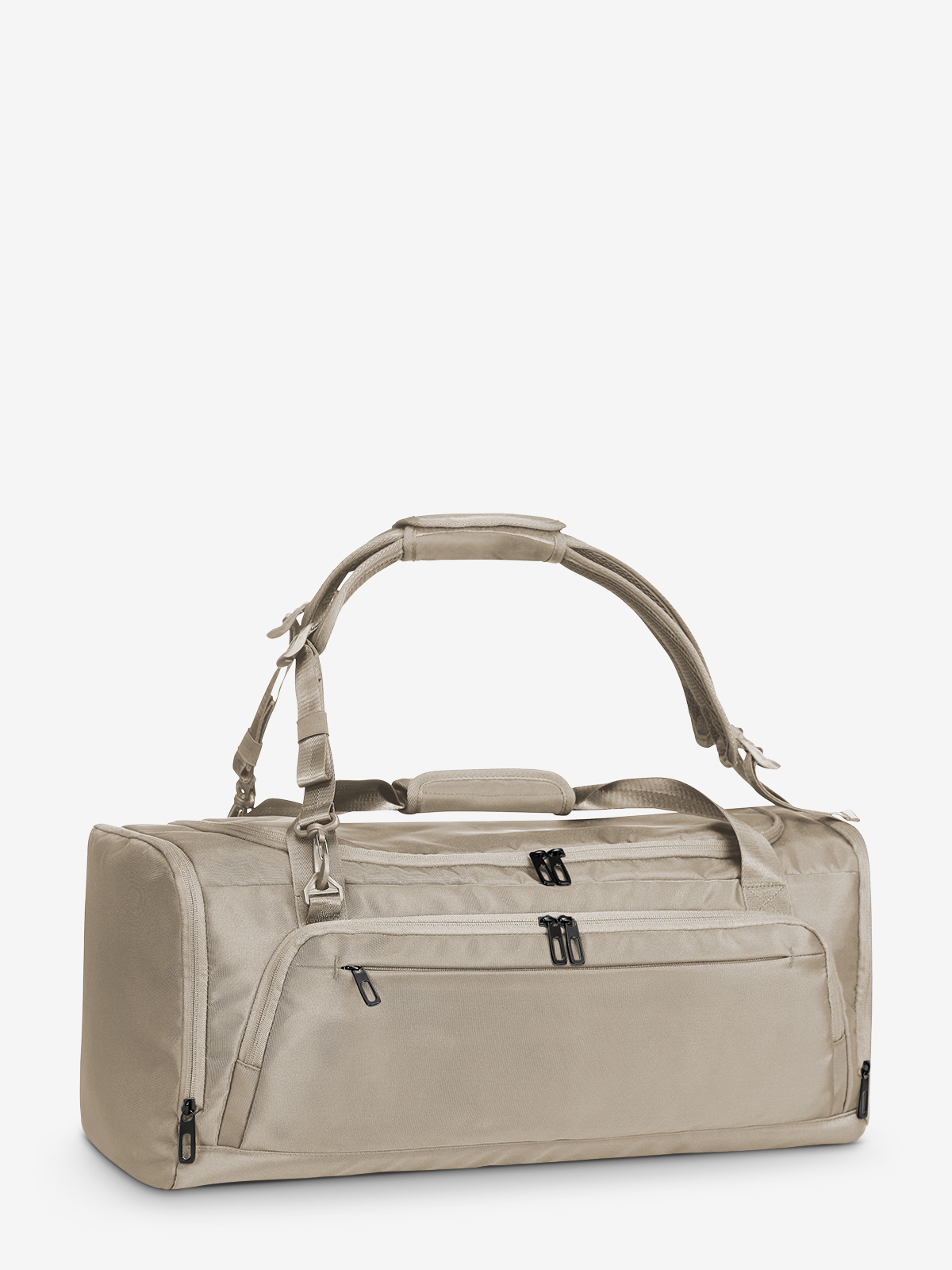 sport/travel bag SOLID beige side