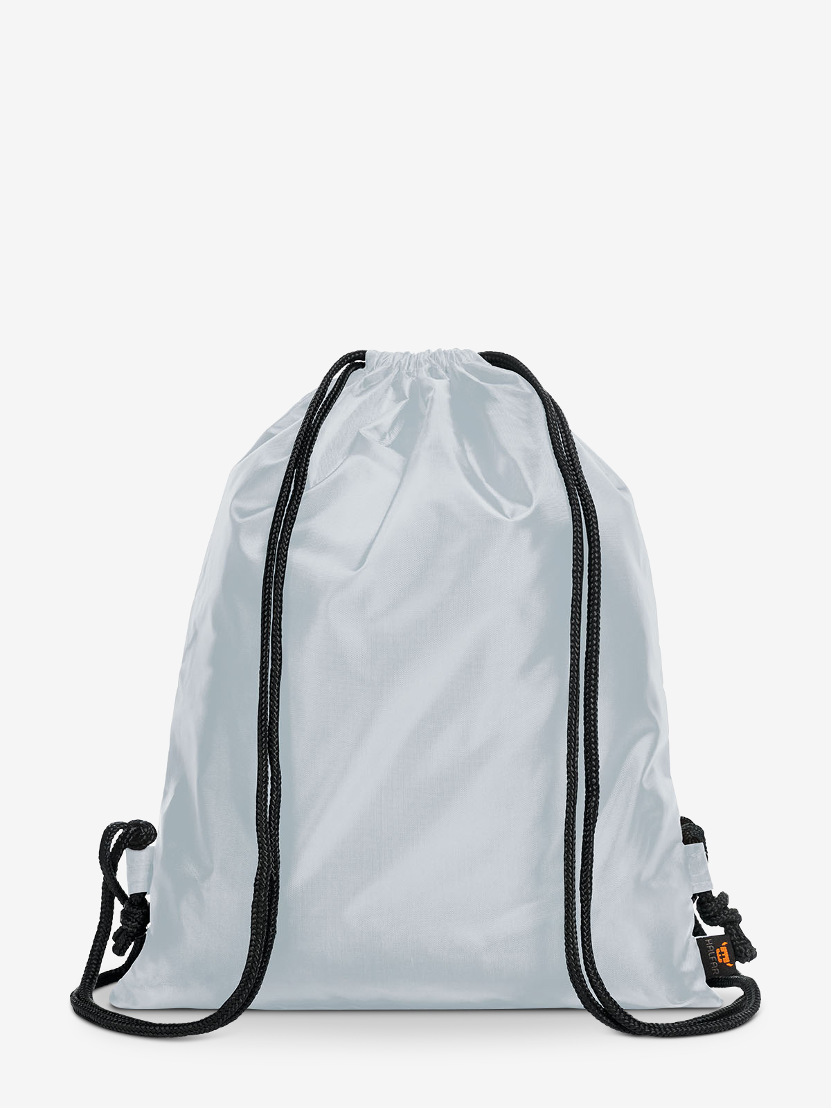 Taftrucksack SPORT hellgrau ruecken