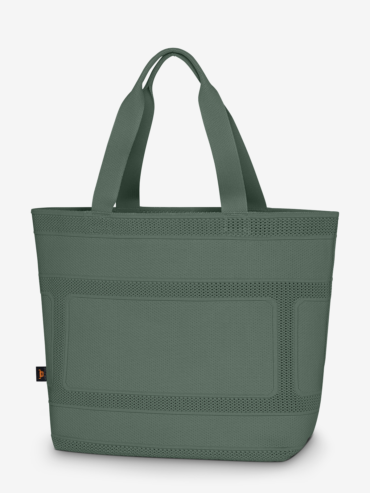 shopper MONO green-grey