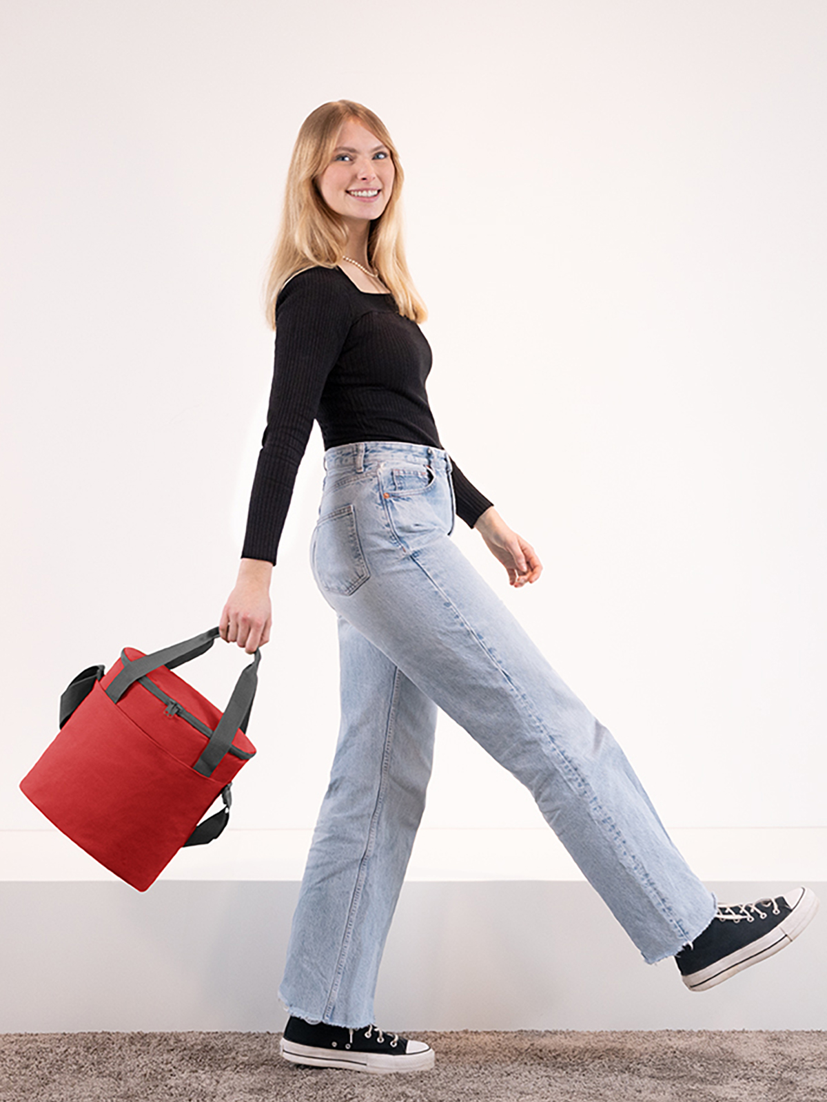 Kuehltasche SOLUTION rot mit Model