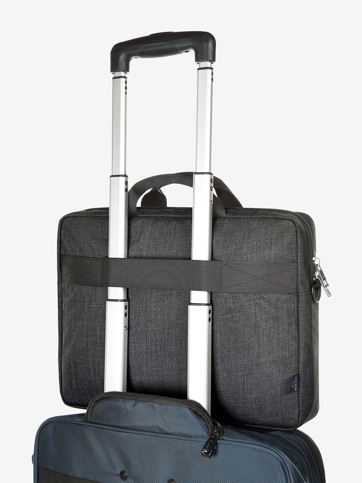 notebook bag EUROPE grey-sprinkle trolley
