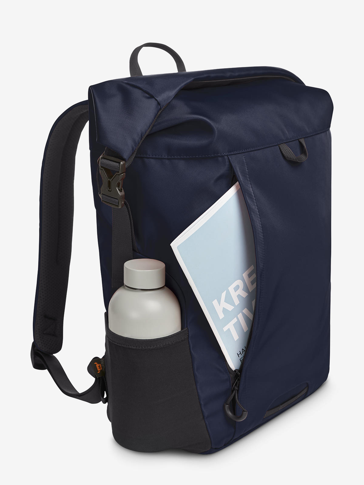 Rucksack MELLOW marine seite